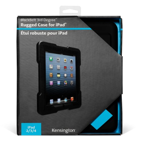 Funda - Kensington,  BELT.IPAD2/34.2, Funda antigolpes, Negro