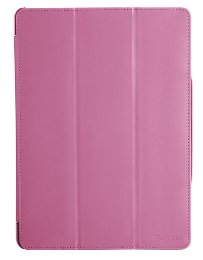 Funda para iPad Air - Targus Click Case, con función de soporte y en color rosa