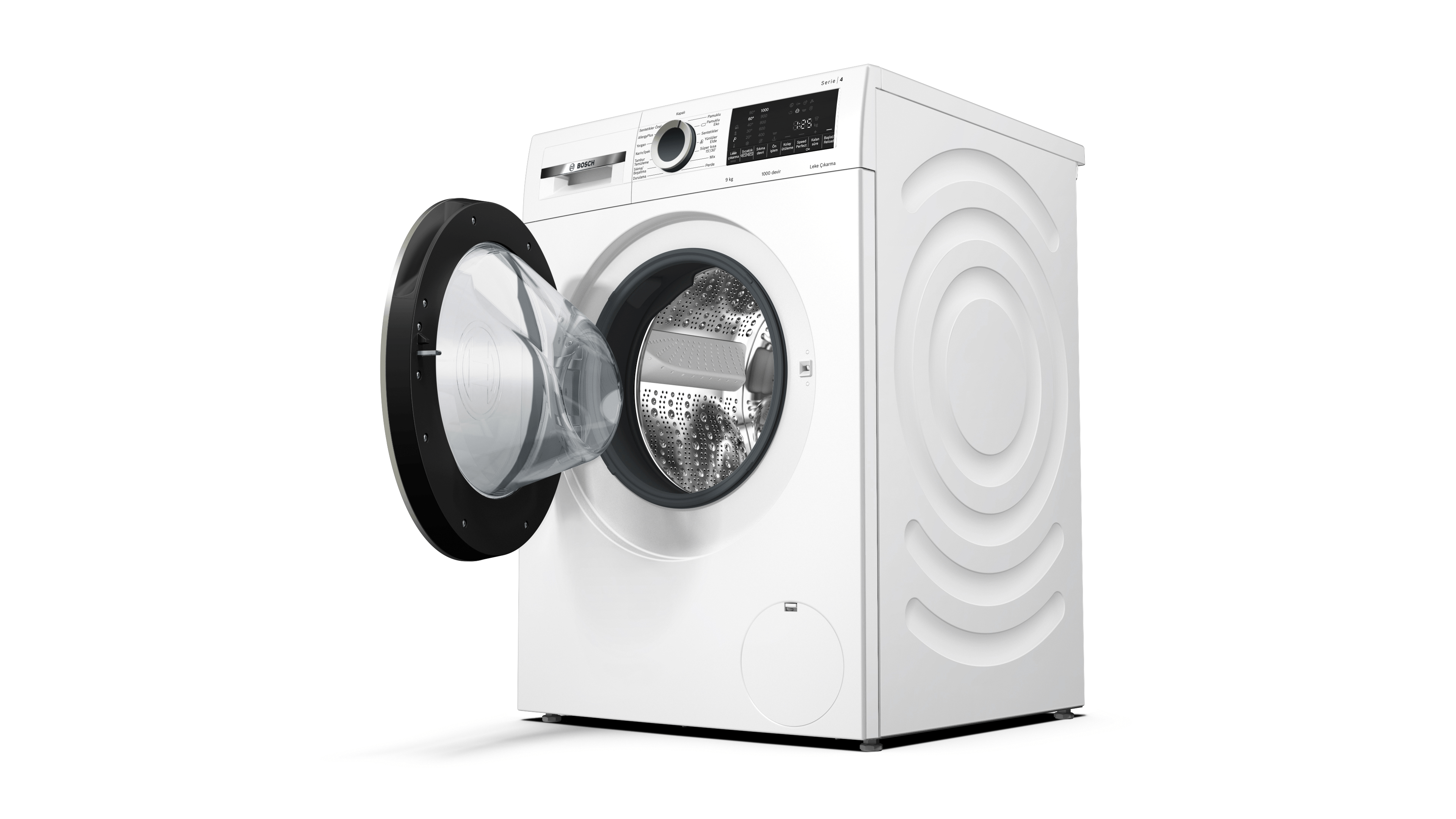 BOSCH WGA141X0TR A+++ %30 Enerji Sınıfı 9kg 1000 Devir Çamaşır Makinesi Beyaz