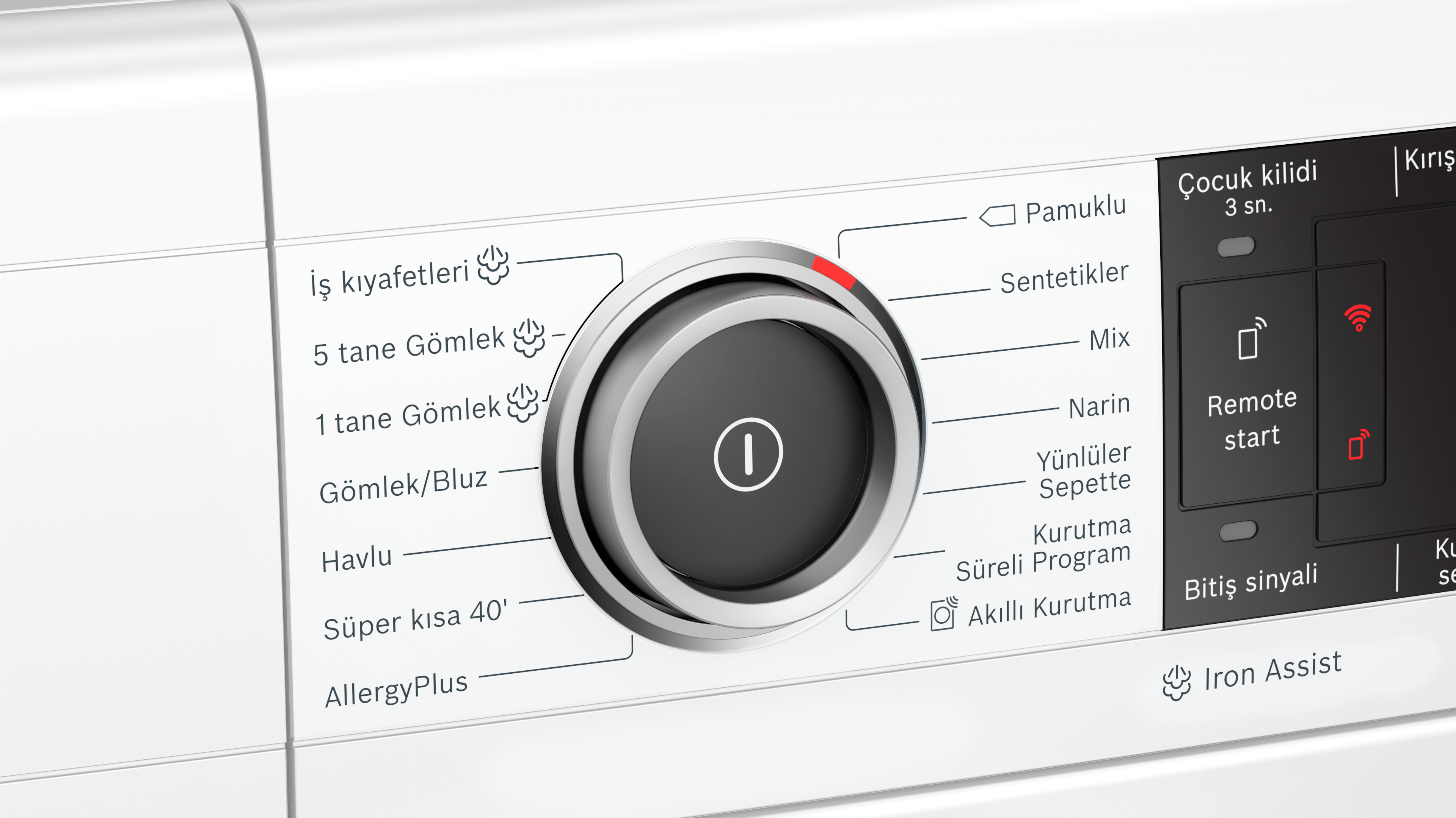 BOSCH WTX87K80TR 9kg Kurutma Makinesi Beyaz