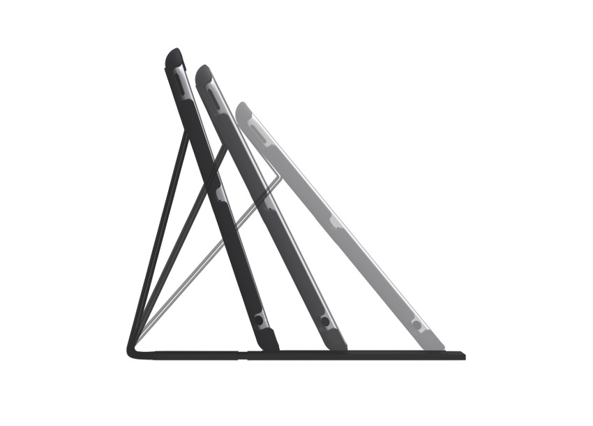 Funda para Tablet - Kensington, Funda tipo libro rígida con soporte ajustable para iPad