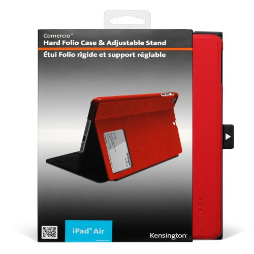 Funda para Tablet - Kensington, Funda tipo libro rígida con soporte ajustable para iPad