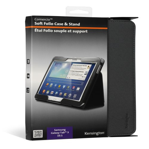 Funda tipo libro flexible con soporte Comercio™ para Galaxy Tab® 3 10.1 - Azul
