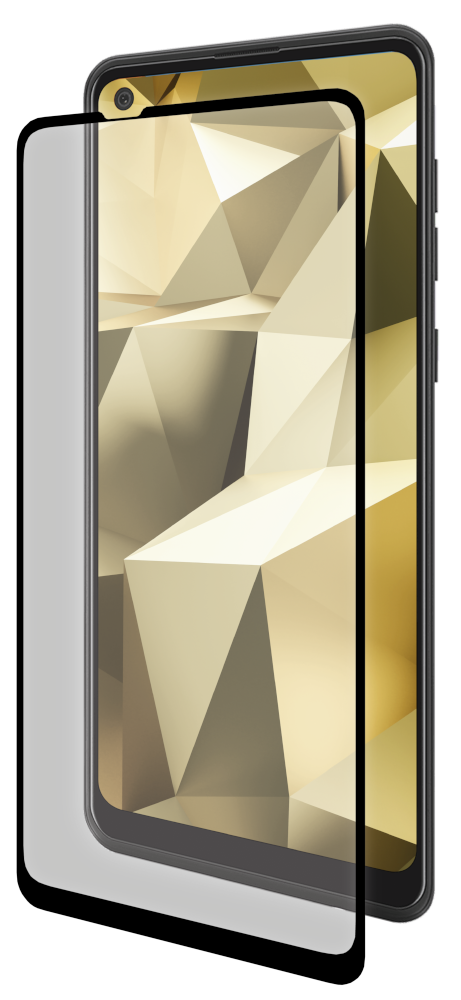 ISY Beschermglas Galaxy A21S Zwart (IPG-5109-2.5D)