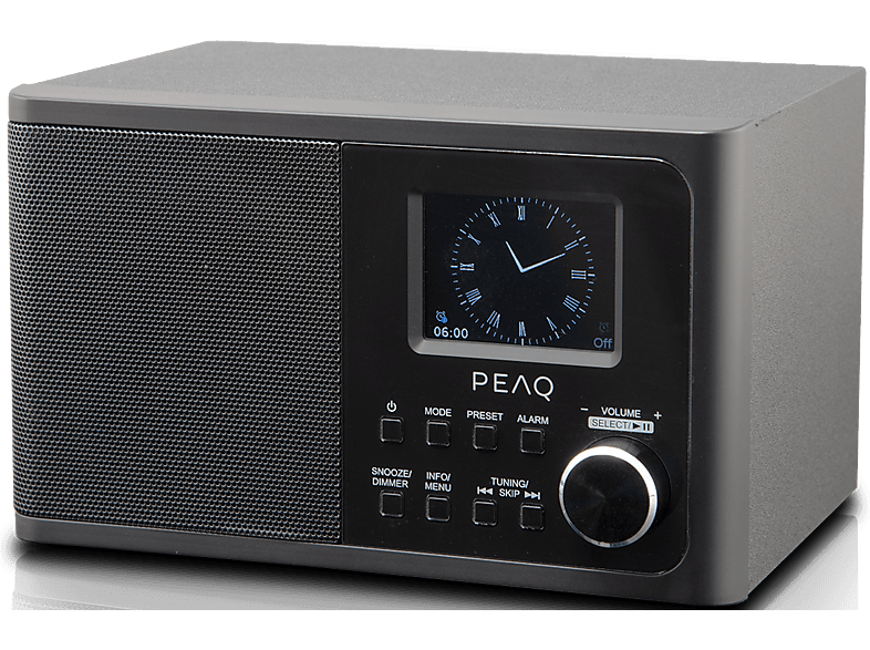 Peaq Dab+ Bluetooth-radio Zwart (pdr170bt-b)