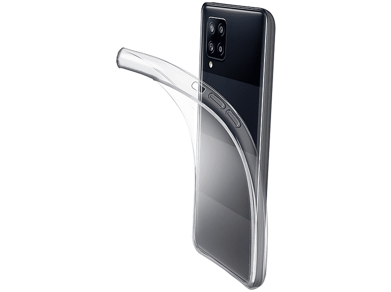 Funda - CellularLine FINECGALA42T, Para Samsung Galaxy A42, TPU, Trasera, Transparente