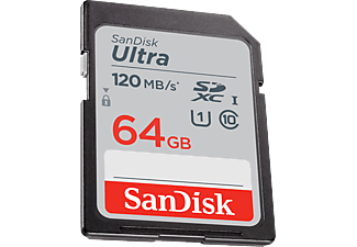 SANDISK SDXC Ultra 64GB 120MB/s Class 10