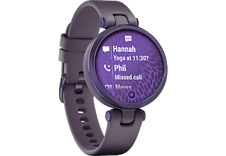 GARMIN Lily Sport - Montre connectée (Largeur : 14 mm, Silicone, Violet/Violet foncé)