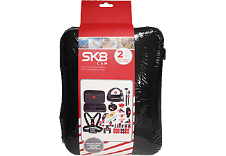 Pack de accesorios 20 en 1 - SK8 Cam, Para cámara deportiva, Negro