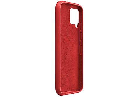 Funda - CellularLine CHROMAGALA42R, Para Samsung Galaxy A42 5G, 6.6", Trasera, Goma blanda, Rojo