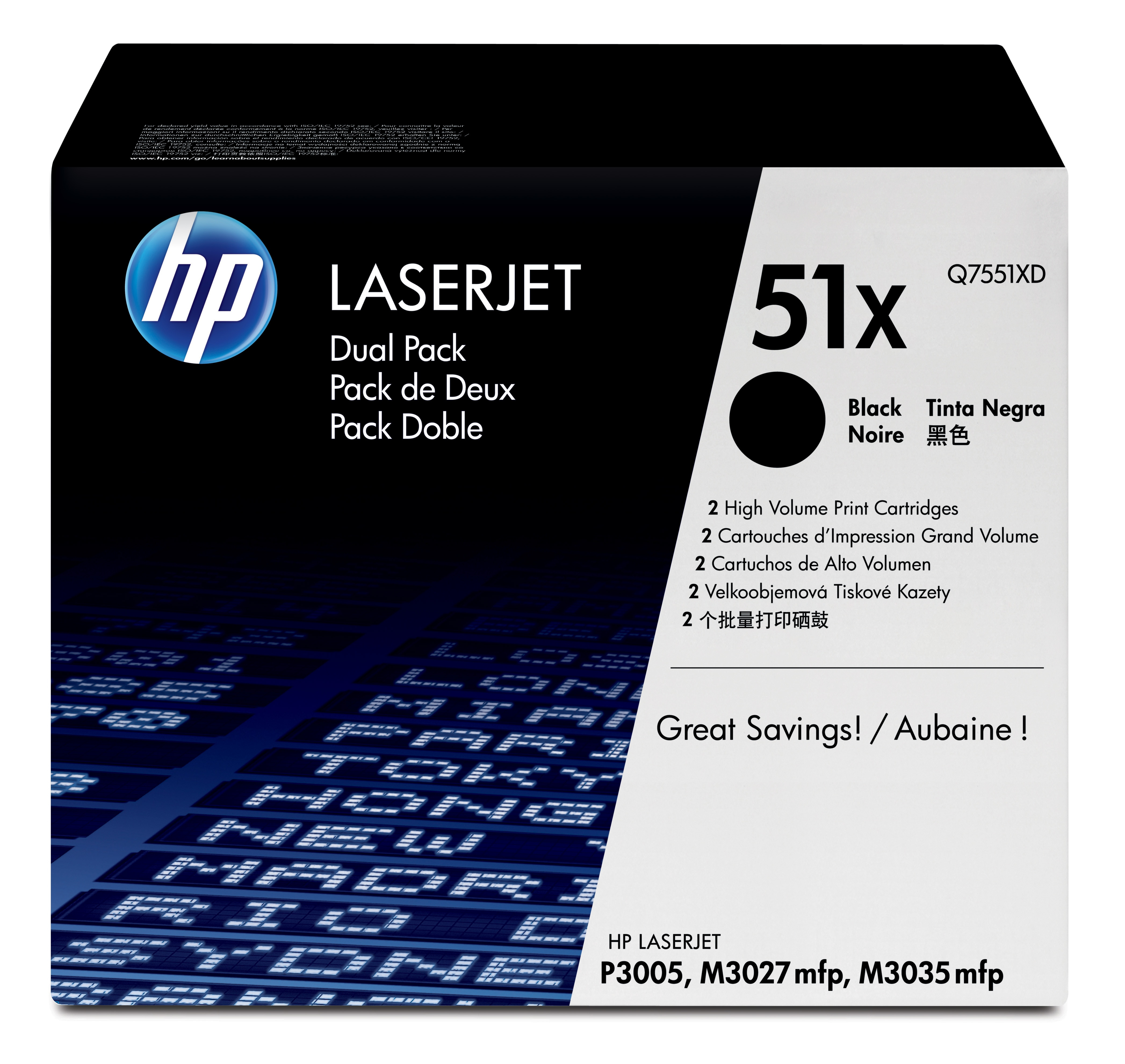 HP 51X - Paquete de 2