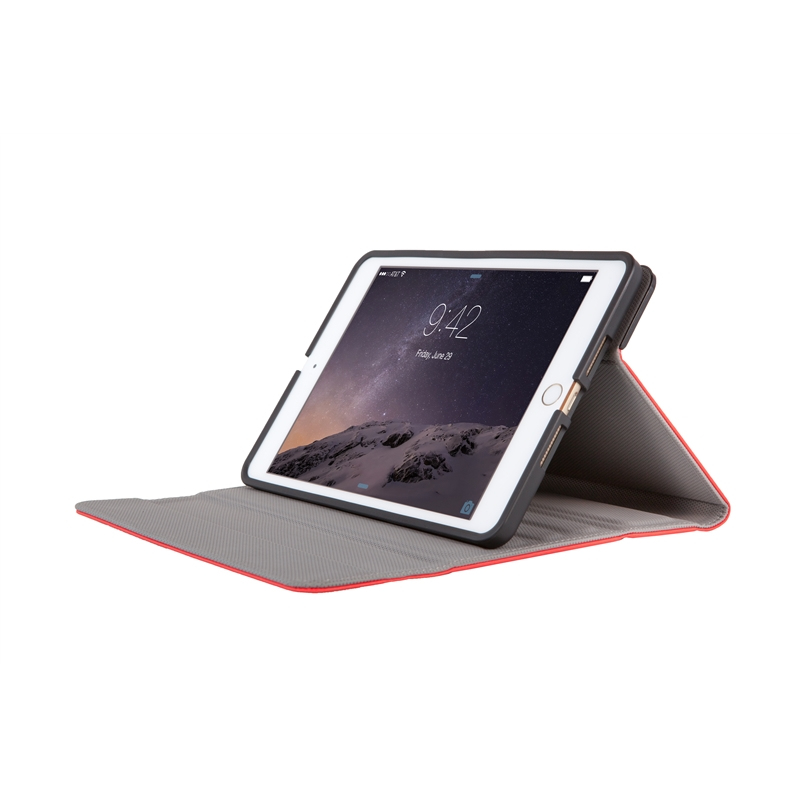 Funda - Targus Versavu™ Giratoria 360 Grados, para iPad mini 4,3,2,1, Rojo