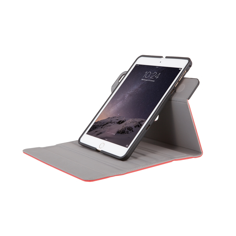 Funda - Targus Versavu™ Giratoria 360 Grados, para iPad mini 4,3,2,1, Rojo