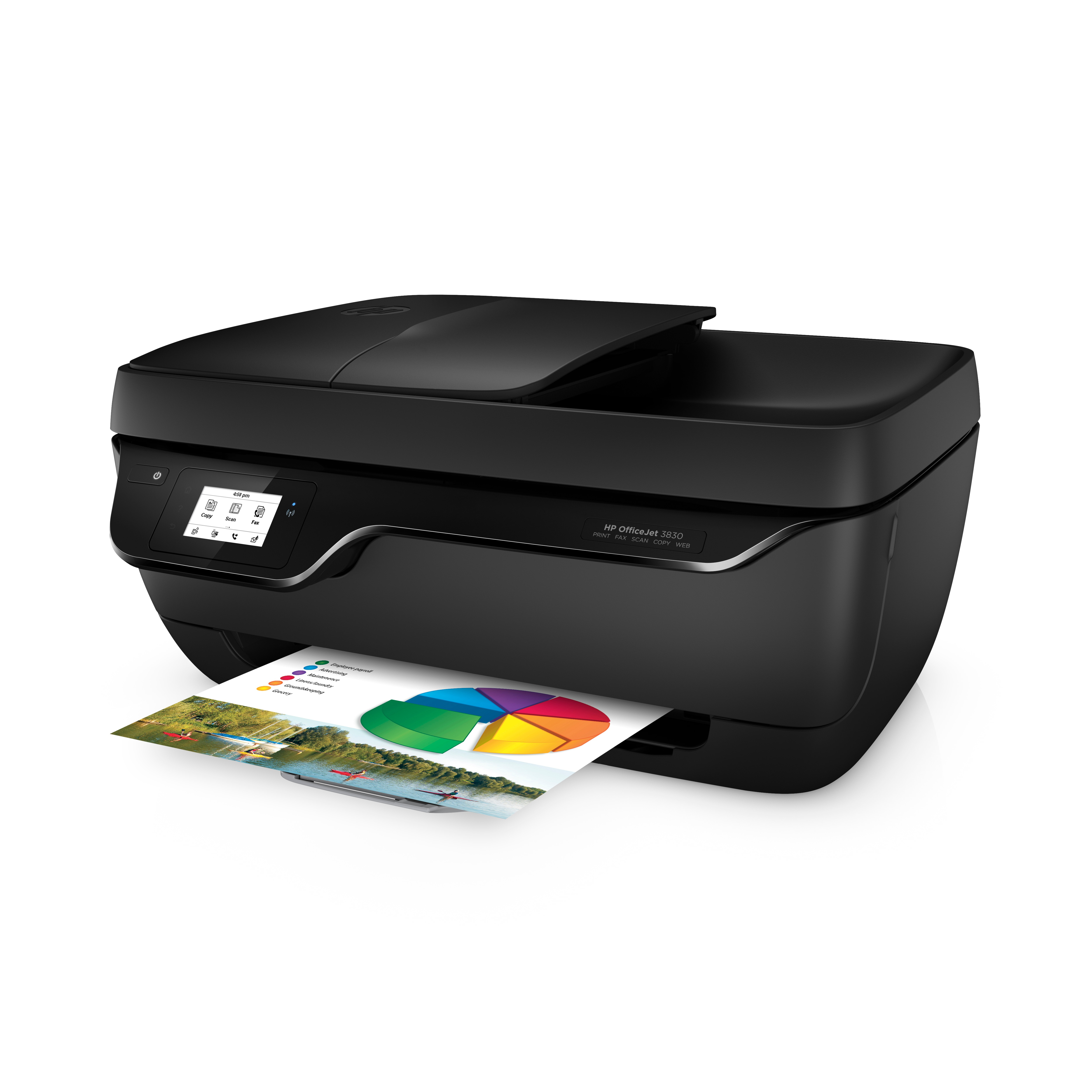 Impresora - HP, OFFICEJET 3834 + CARTUCHO