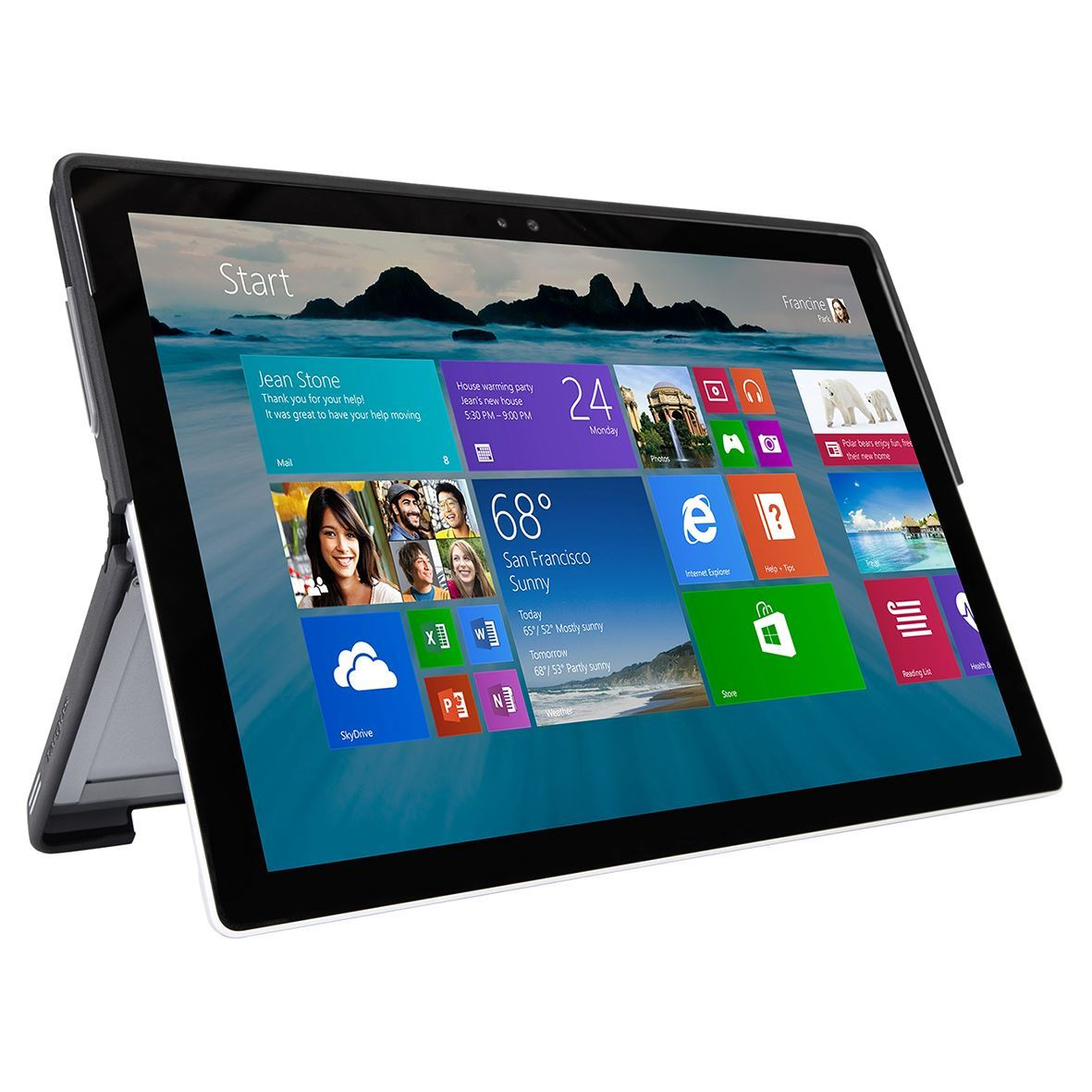 Funda para Surface Pro 4 - Targus THZ618GL, Negra