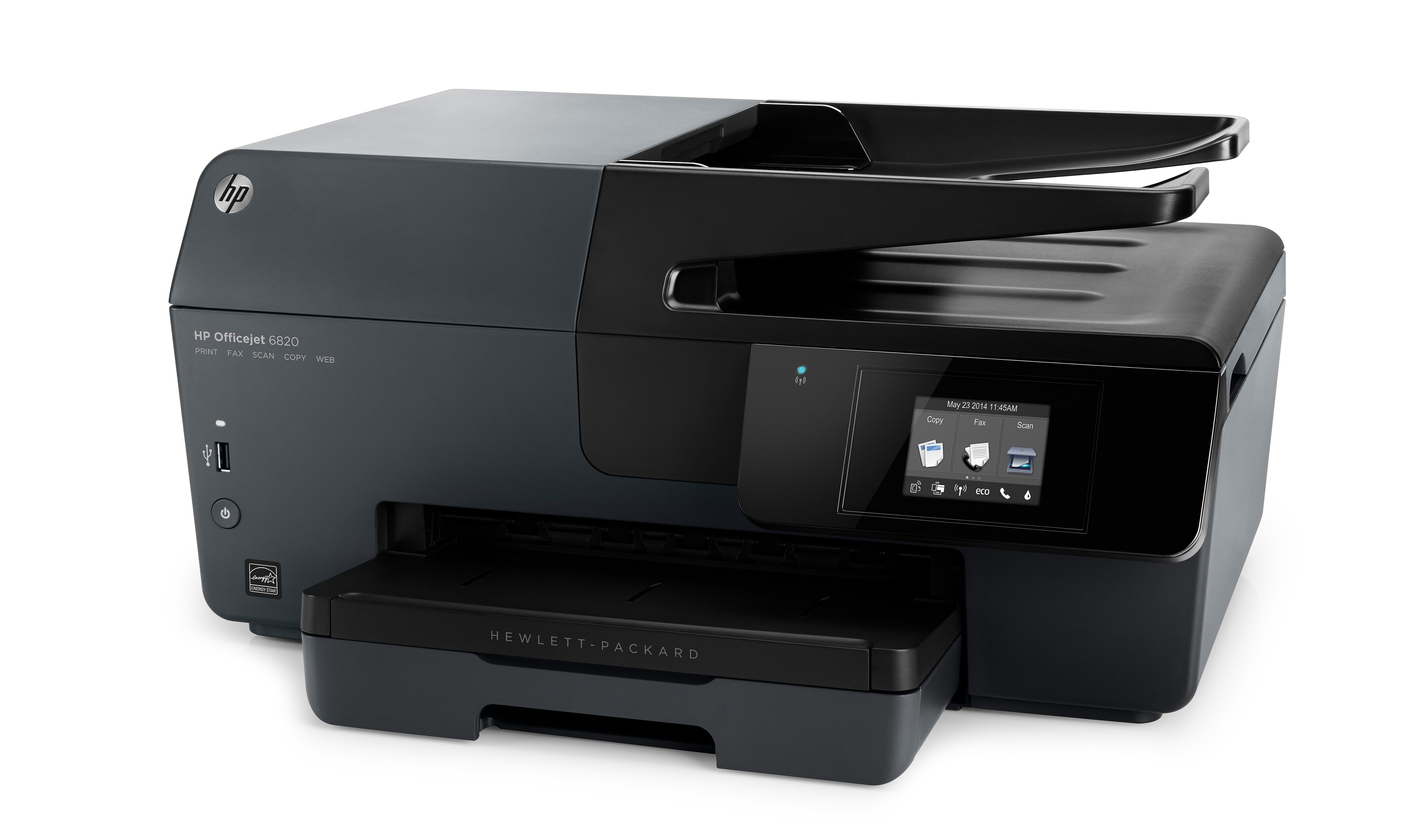 Impresora Multifunción - HP OfficeJet 6820 con WiFi, Doble cara automática, Scanner y Fax