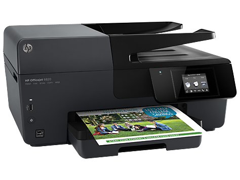 Impresora Multifunción - HP OfficeJet 6820 con WiFi, Doble cara automática, Scanner y Fax