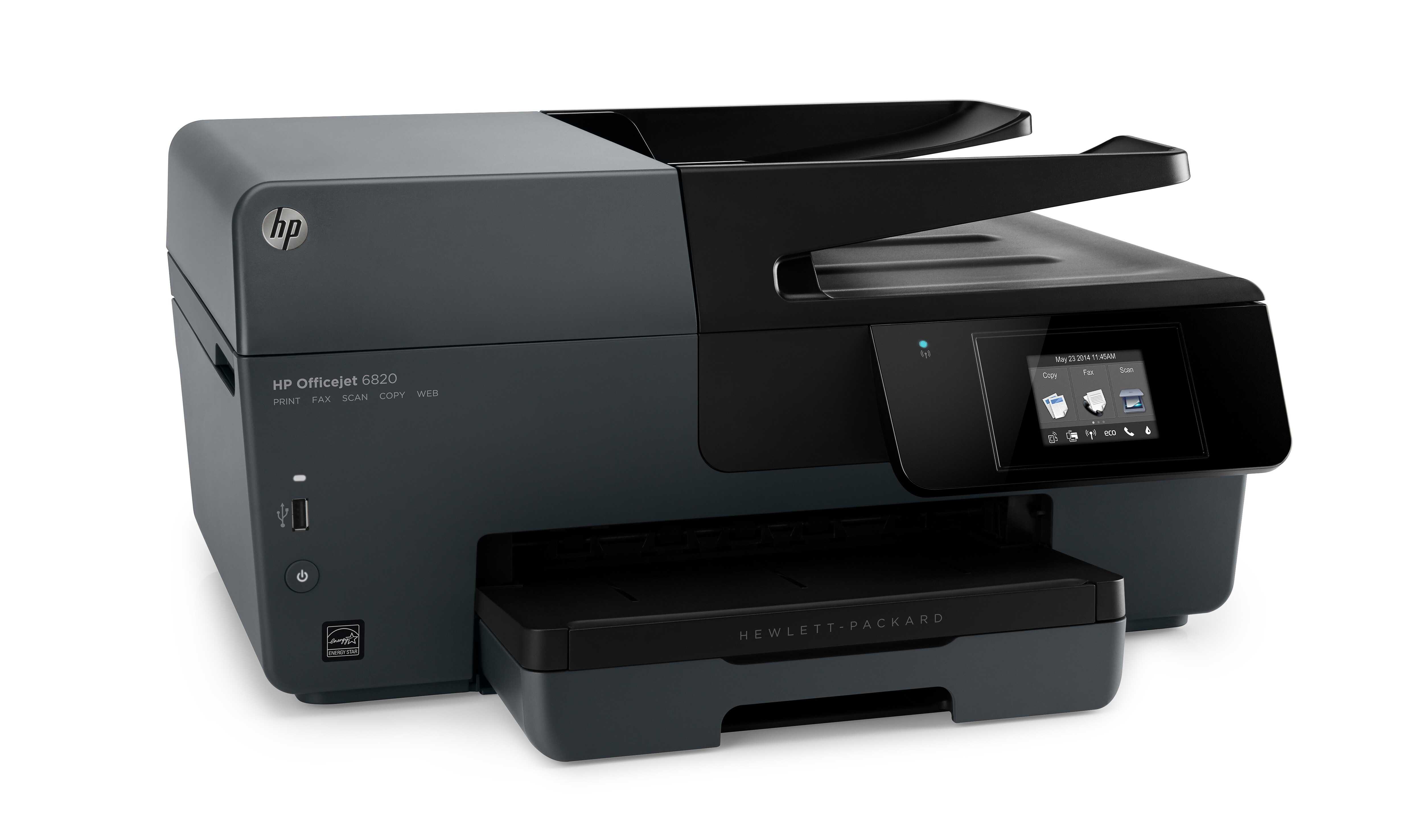Impresora Multifunción - HP OfficeJet 6820 con WiFi, Doble cara automática, Scanner y Fax
