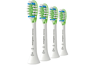 PHILIPS SONICARE Standard-Bürstenköpfe für Schallzahnbürste HX9064/17 - Aufsteckbürsten (Weiss)