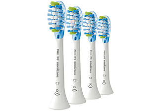 PHILIPS SONICARE C3 Premium Plaque Defence HX9044/17 (4 Stück) - Aufsteckbürsten (Weiss)
