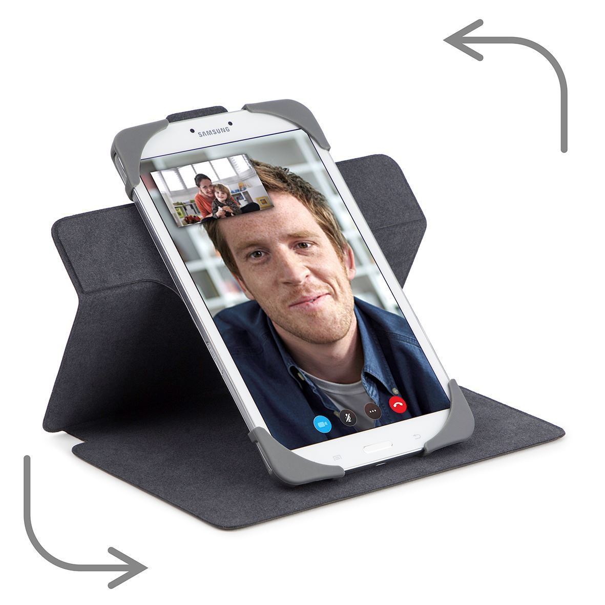 Funda para tablet - Targus SafeFit Universal Rotating de 9-10", Universal, Soporte