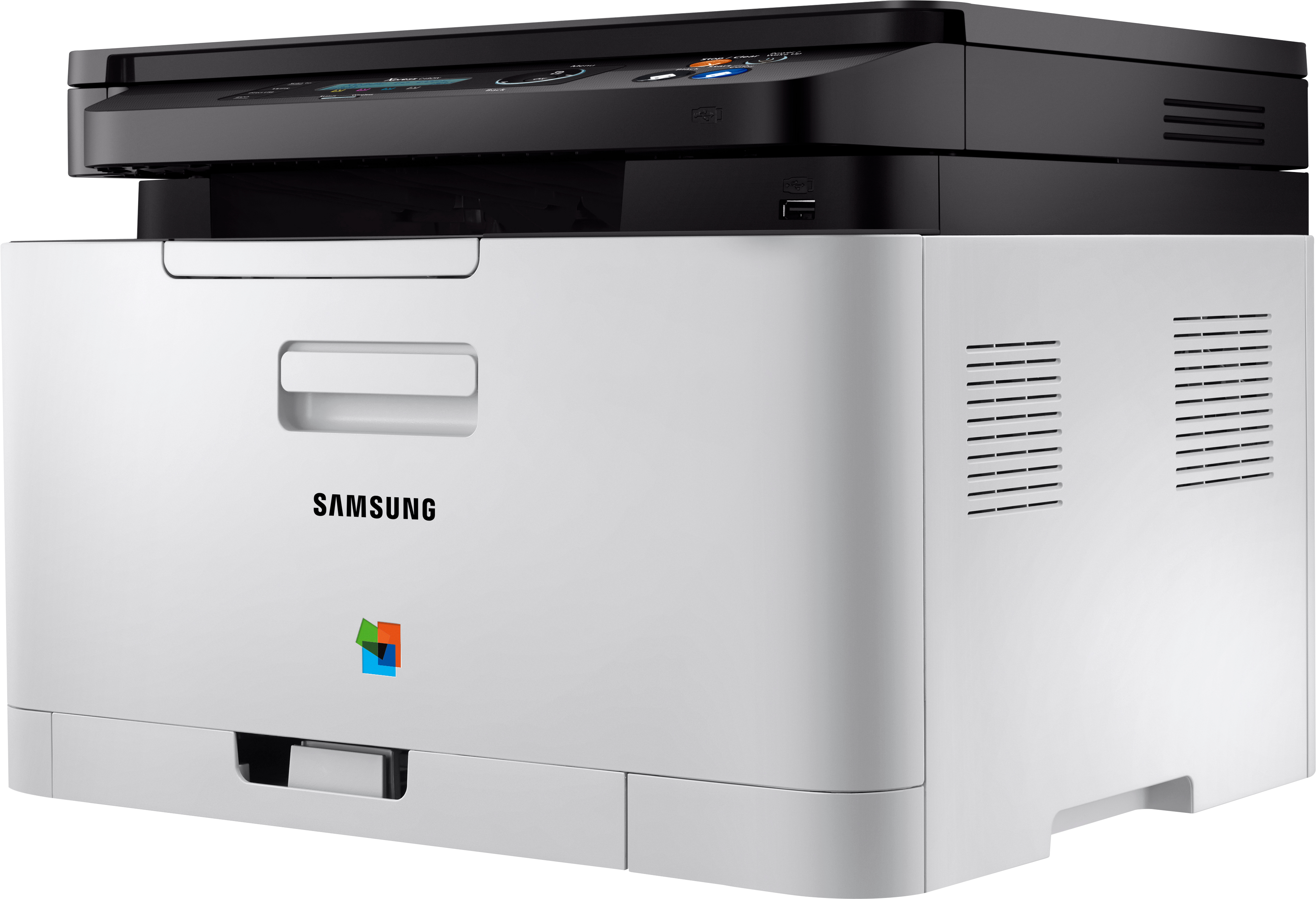 Impresora multifunción láser - Samsung Xpress SL-C480W, Color, 18 ppm, 2400x600 ppp, WiFi, NFC, USB