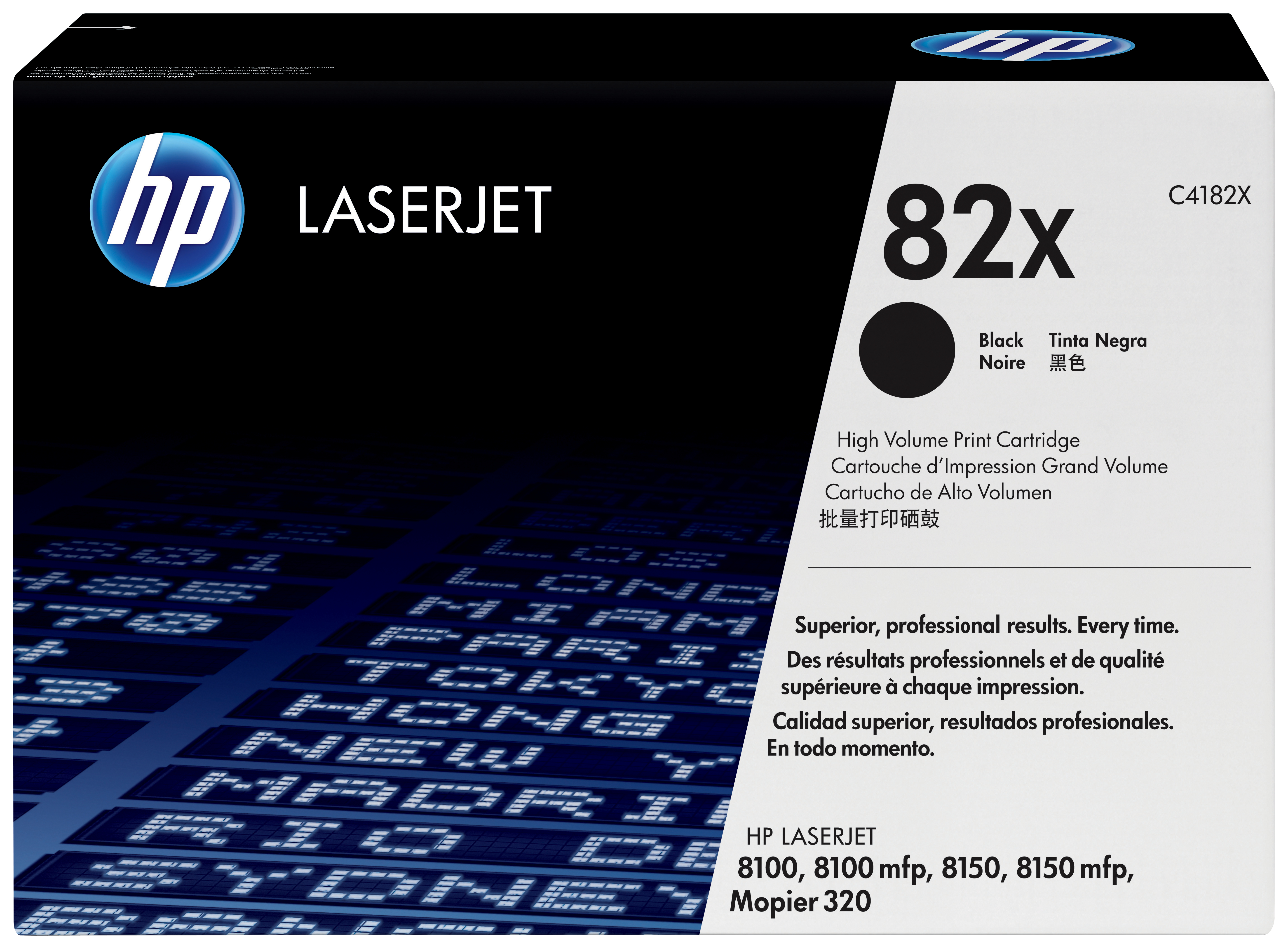 Tóner - HP 82X LaserJet, Negro, C4182X