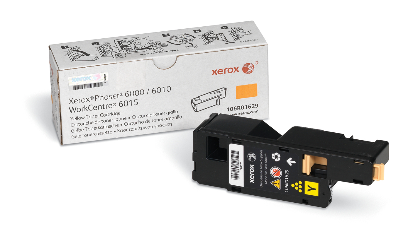 XEROX 106R01629YELLOW STD CAP 6000/6010 1