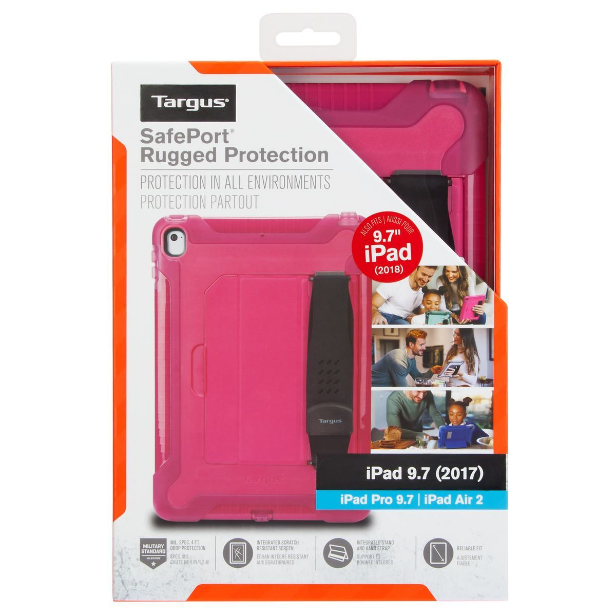 Funda - Targus Targus Safeport® Rugged Case For iPad® (17 18)Rosa