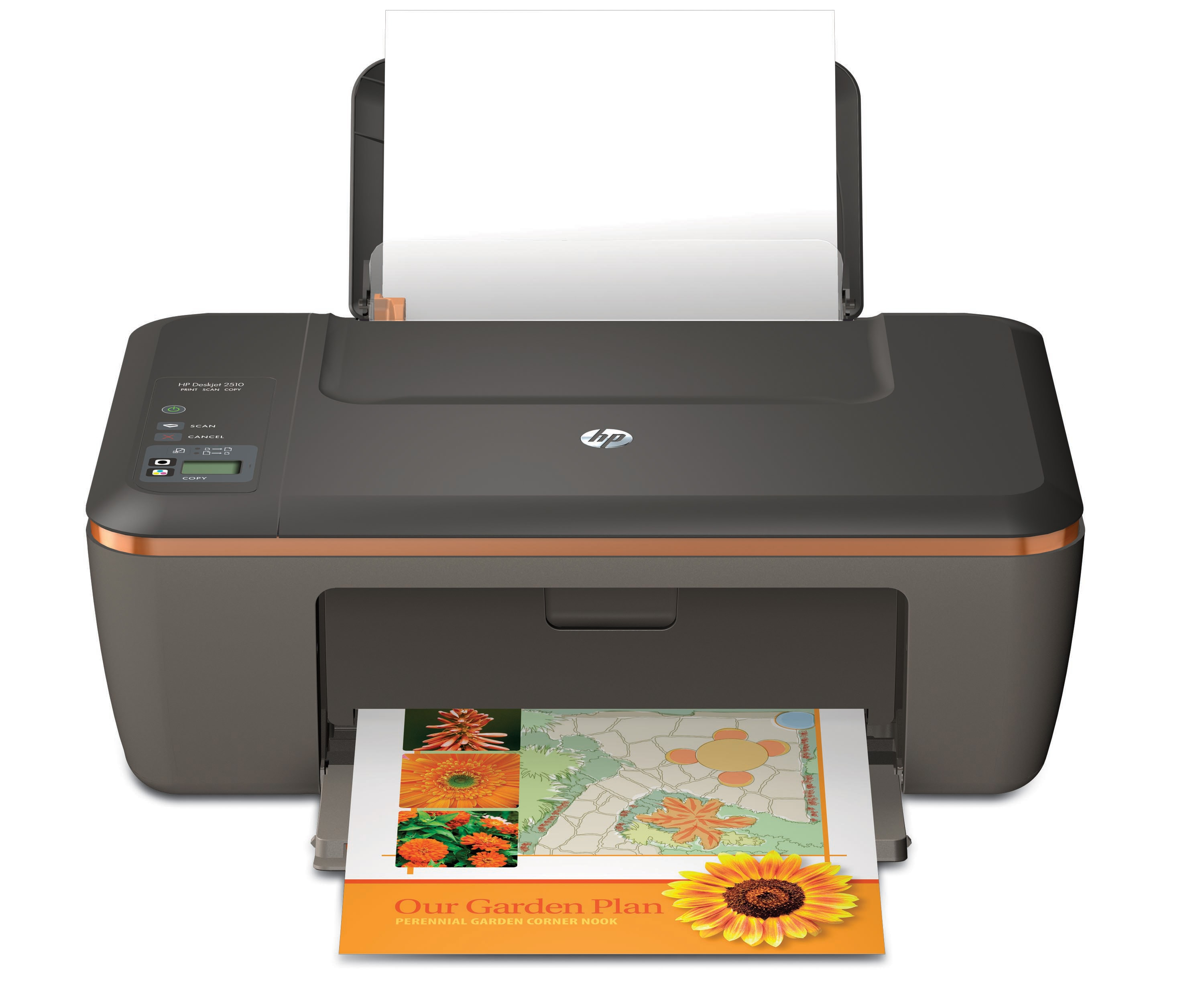 Impresora multifunción - HP Deskjet 2510 AiO, Scanner, Copia, USB