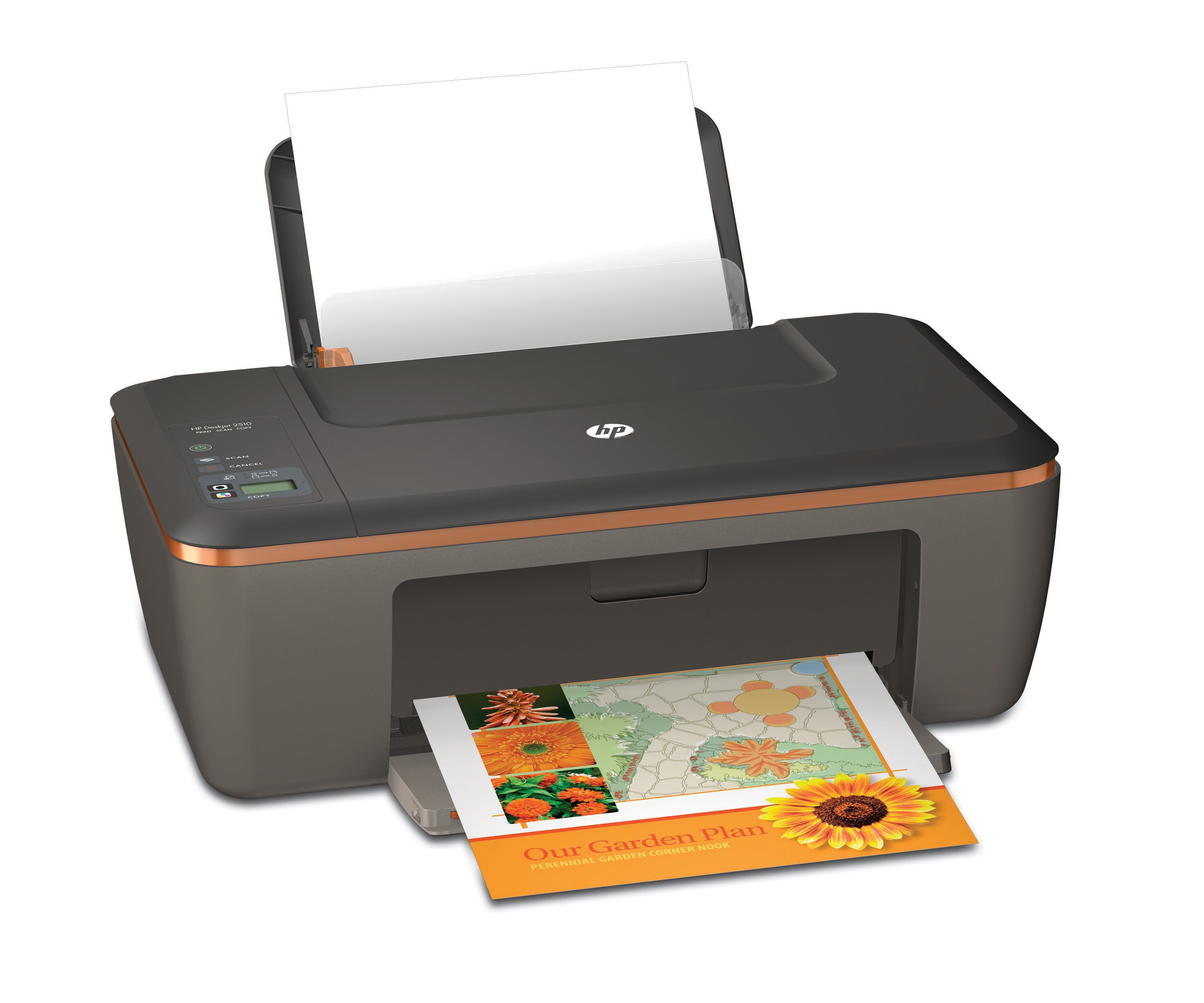 Impresora multifunción - HP Deskjet 2510 AiO, Scanner, Copia, USB