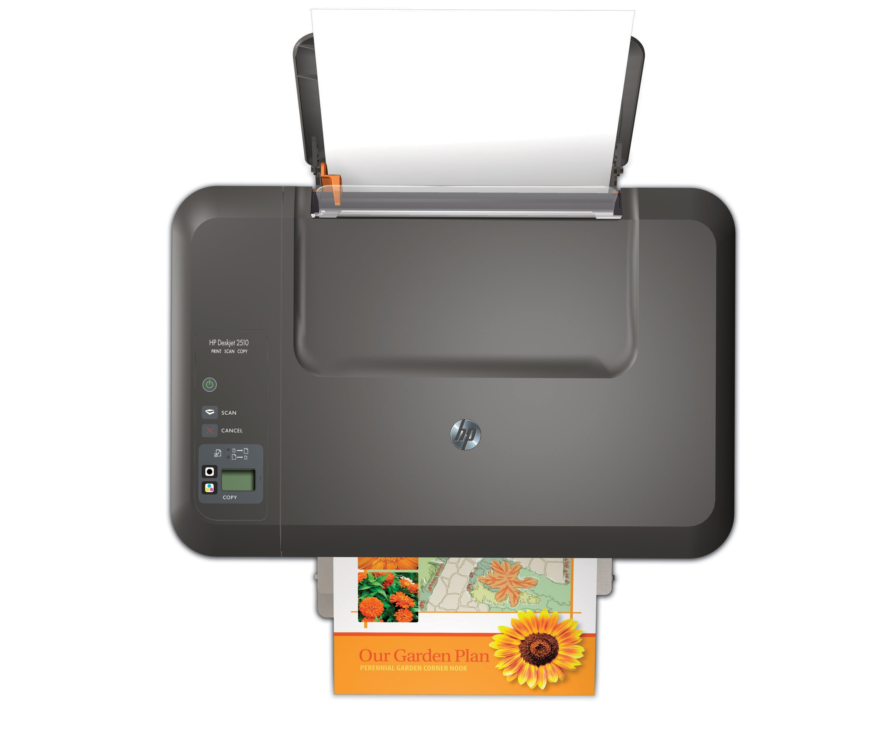 Impresora multifunción - HP Deskjet 2510 AiO, Scanner, Copia, USB