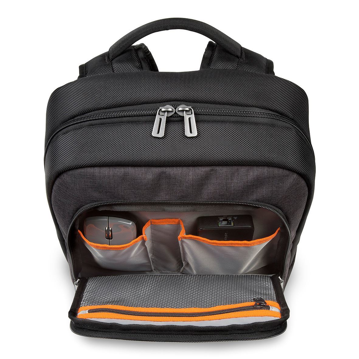 Mochila - Targus CitySmart Essential, para portátiles hasta 15,6", Negro/Gris