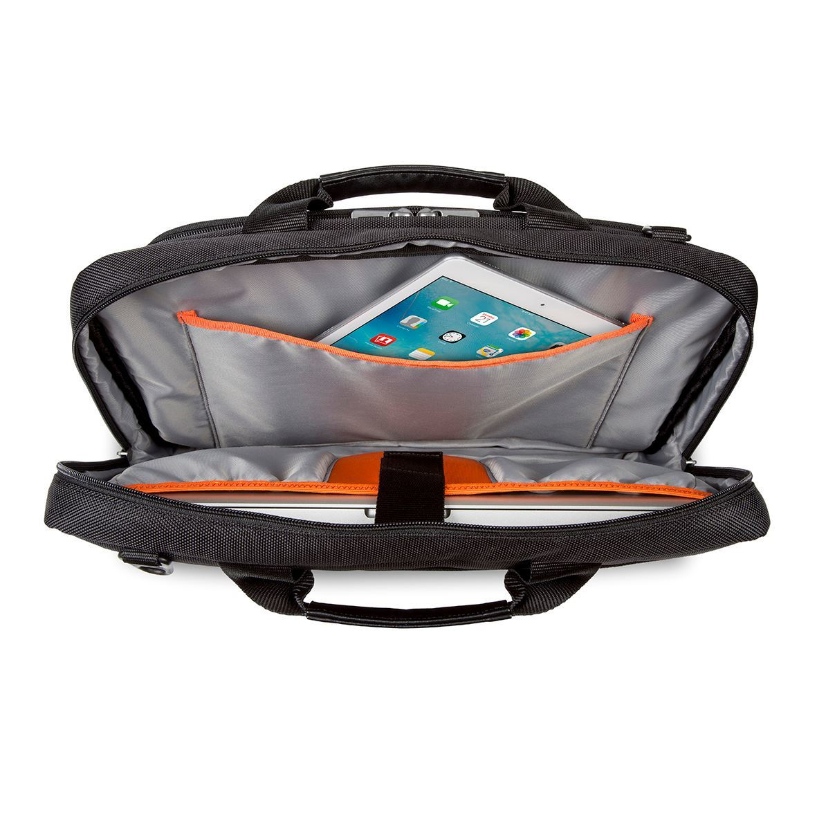 Maletín para portátil - Targus CitySmart 15.6" Slimline, Gris oscuro