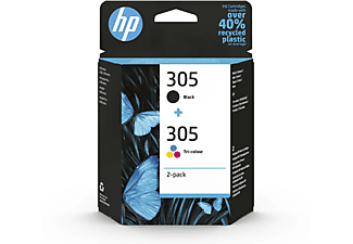 naar voren gebracht Misschien Vlak HP 305 Inktcartridge Tri-color/Black Original 2-Pack kopen? | MediaMarkt