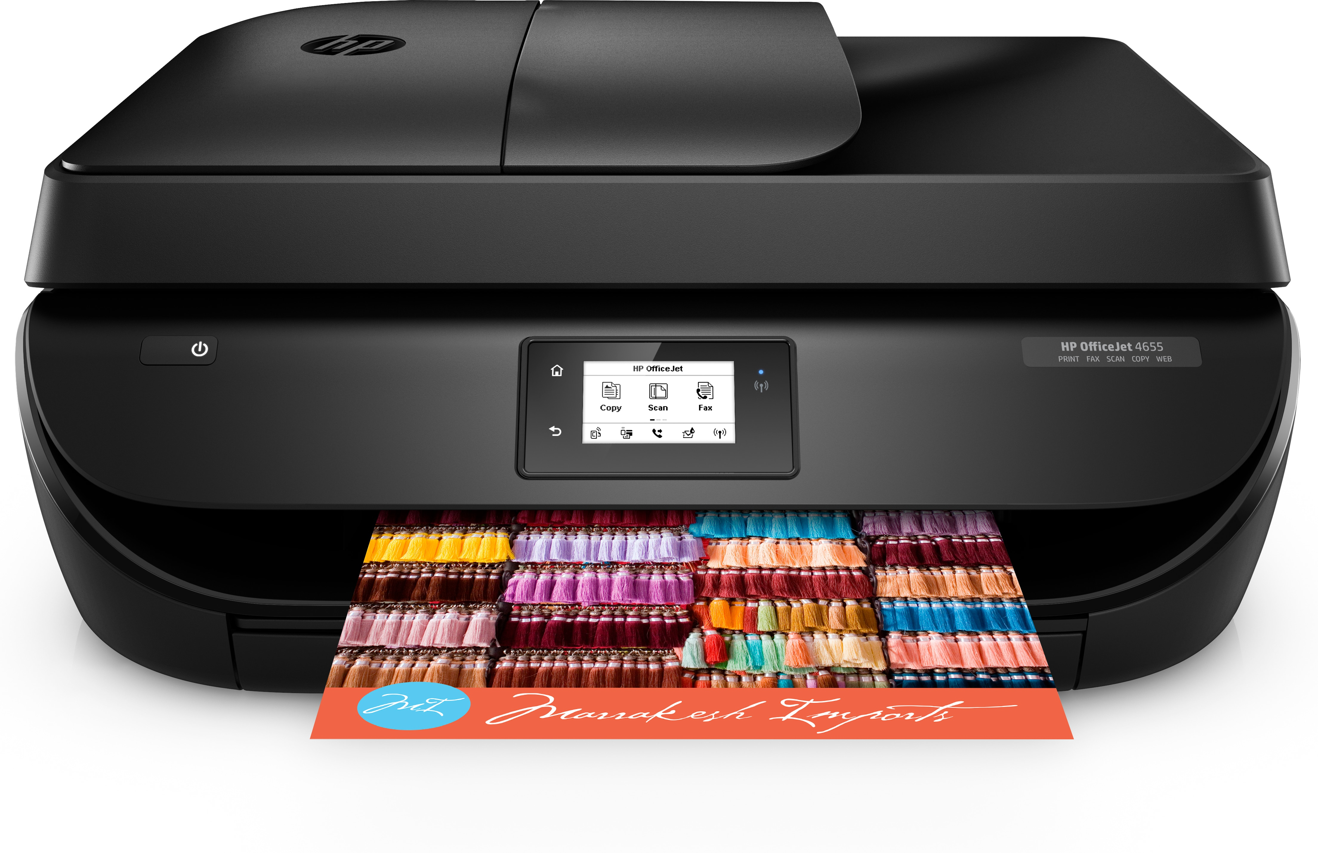Impresora multifunción - HP OfficeJet 4658, WiFi, ePrint, Negro
