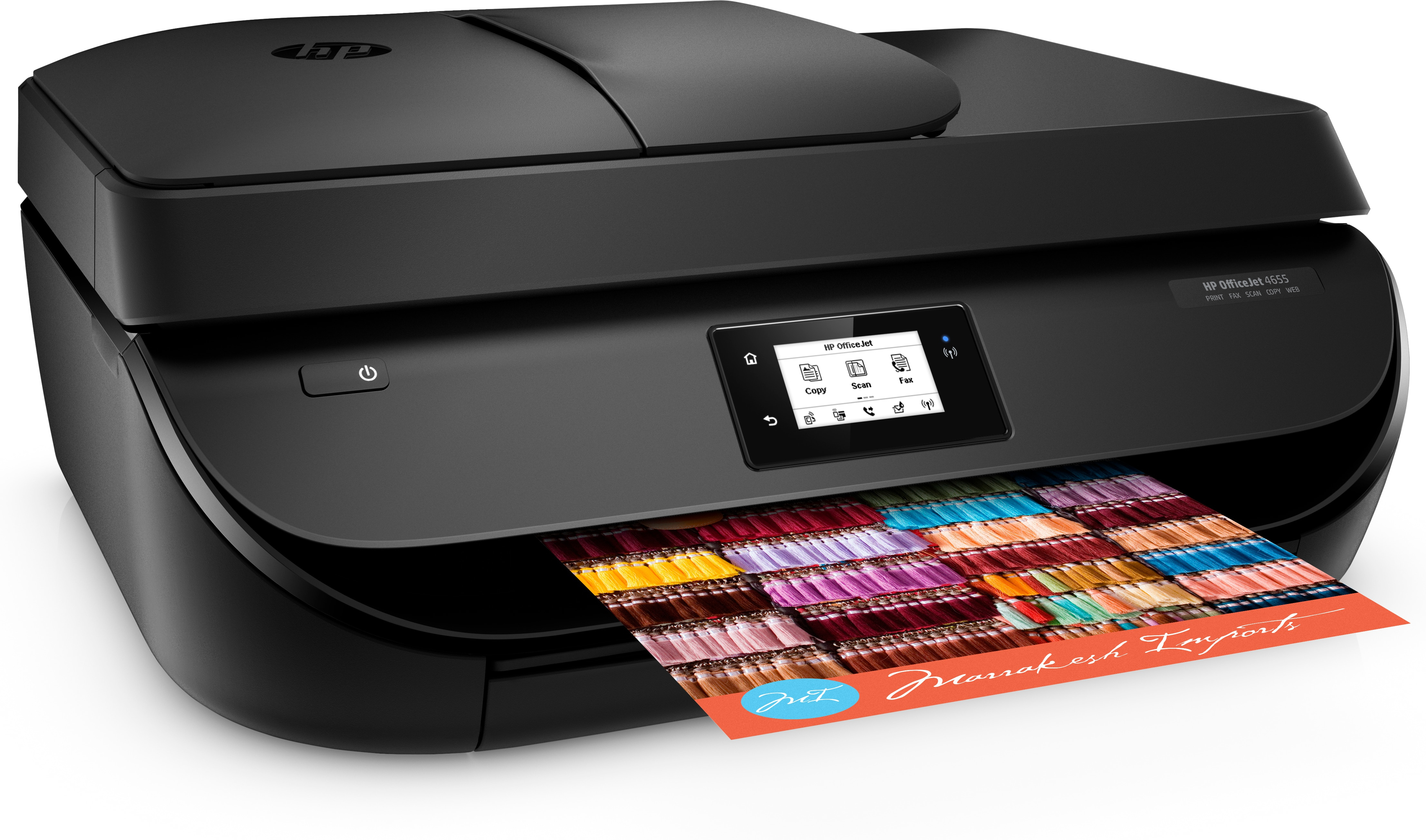 Impresora multifunción - HP OfficeJet 4658, WiFi, ePrint, Negro