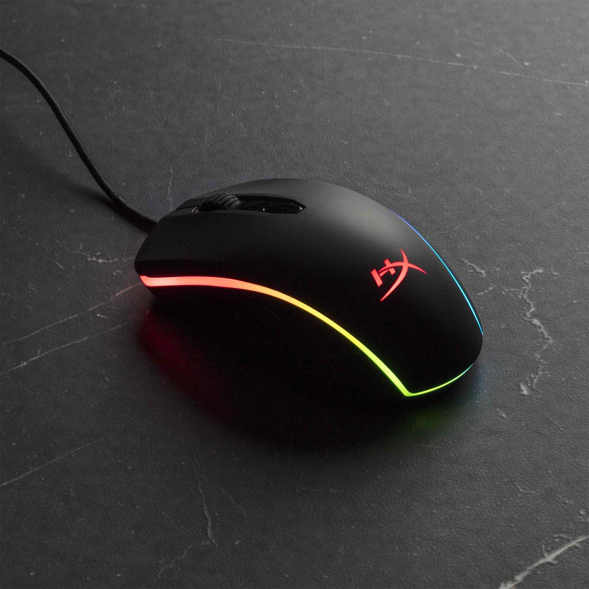 Ratón gaming - HyperX Pulsefire FPS Pro Hx-Mc002B, Con cable, 16000ppp, USB, Negro