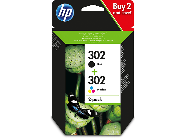 Eerbetoon Schuldenaar Dekking HP 302 2-pack kopen? | MediaMarkt