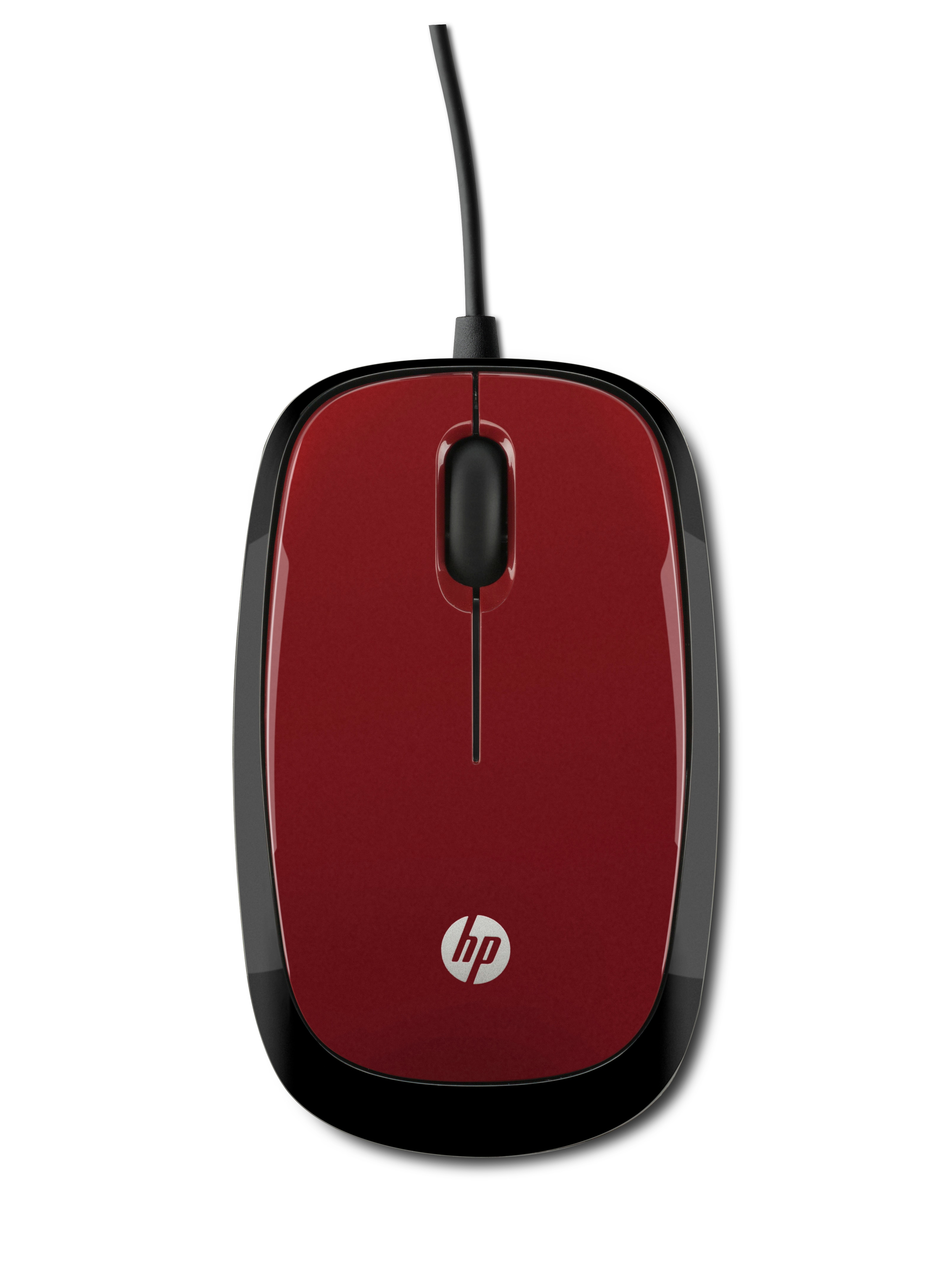 HP H4K65AA X1200 Wired Kırmızı Kablolu Mouse
