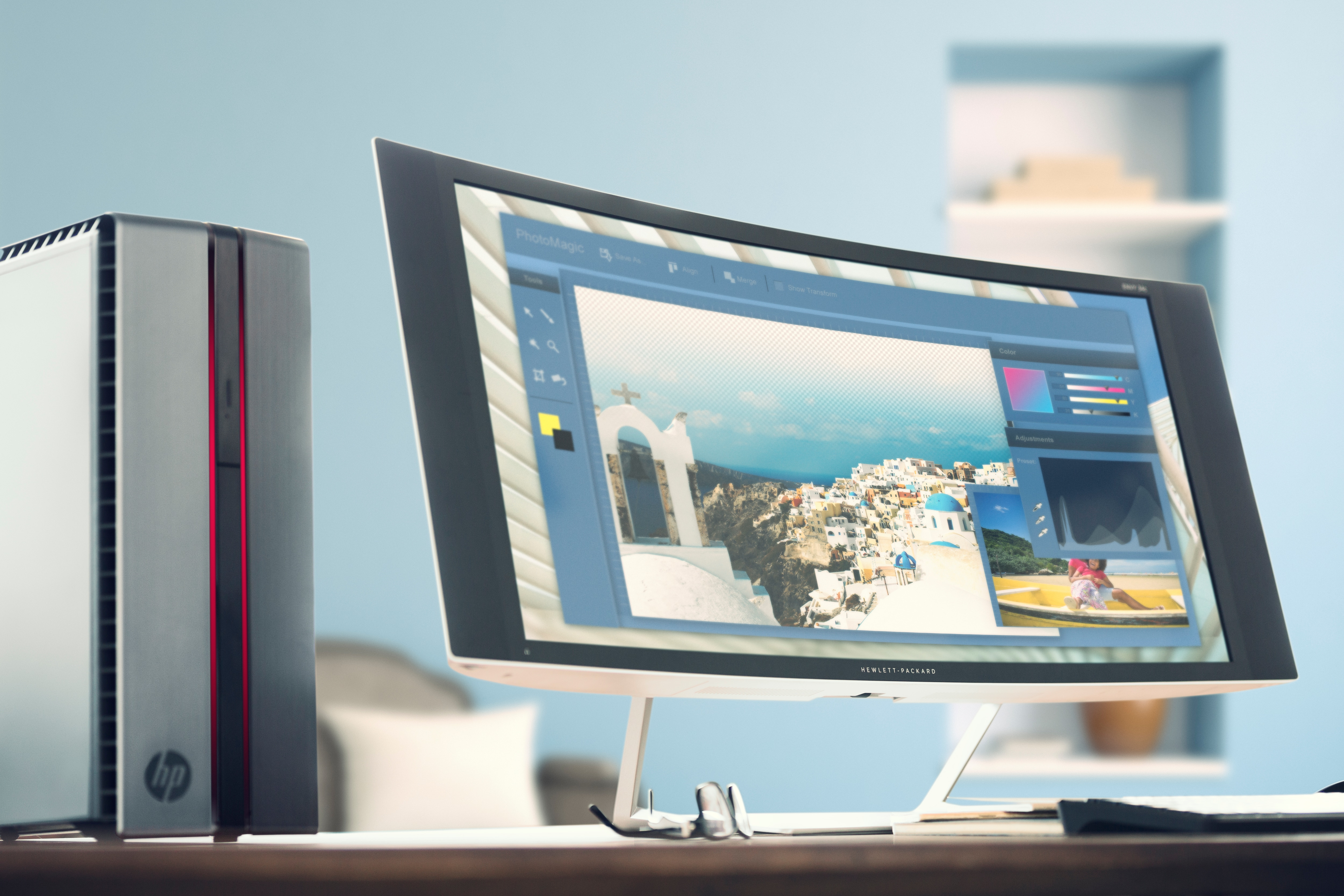 HP ENVY 34C 34 inç Geniş Ortam Ekranı QHD Kavisli Mönitör K1U85AA