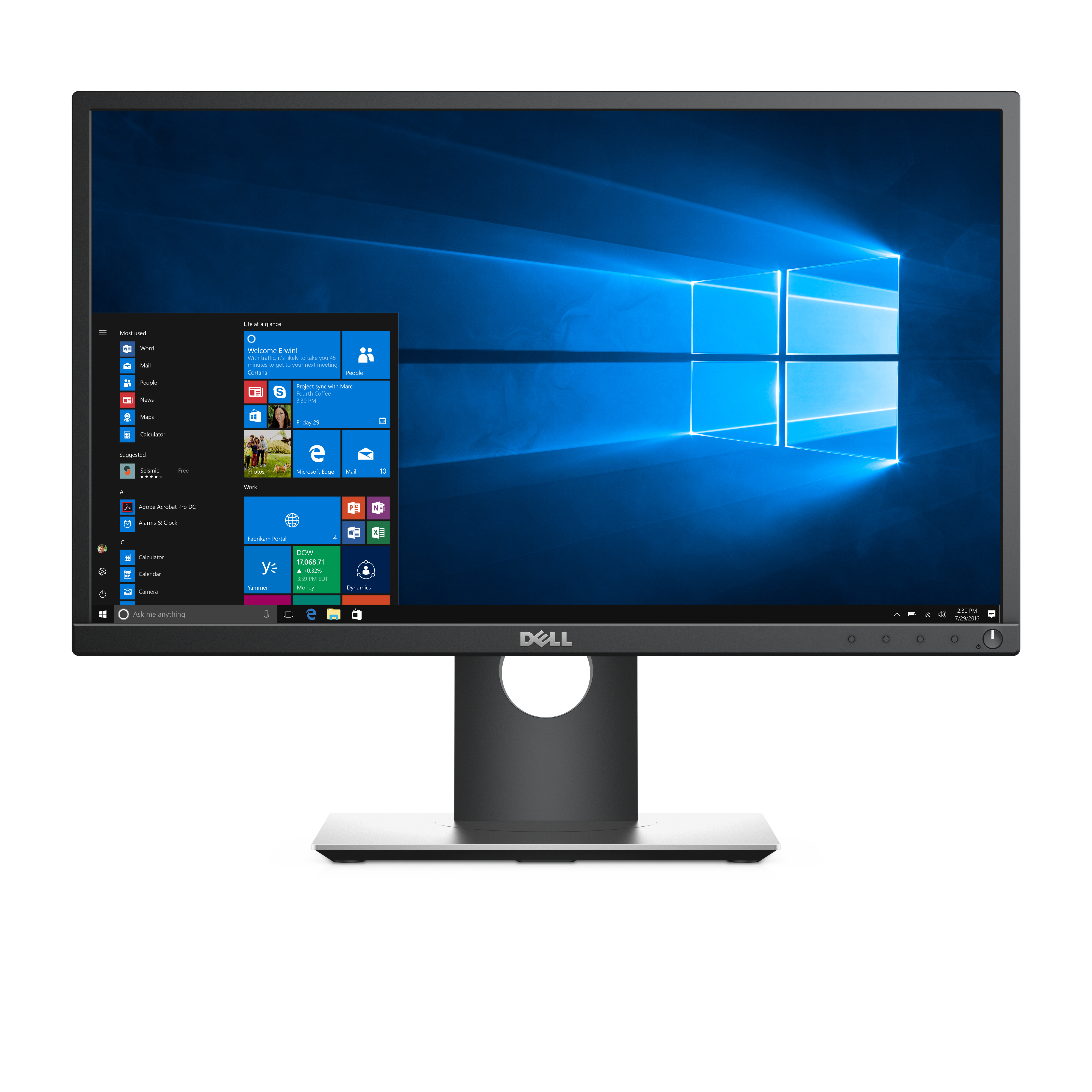 DELL 21.5" 1920x1080 6ms 60Hz HDMI,DP,VGA Siyah LED Monitör