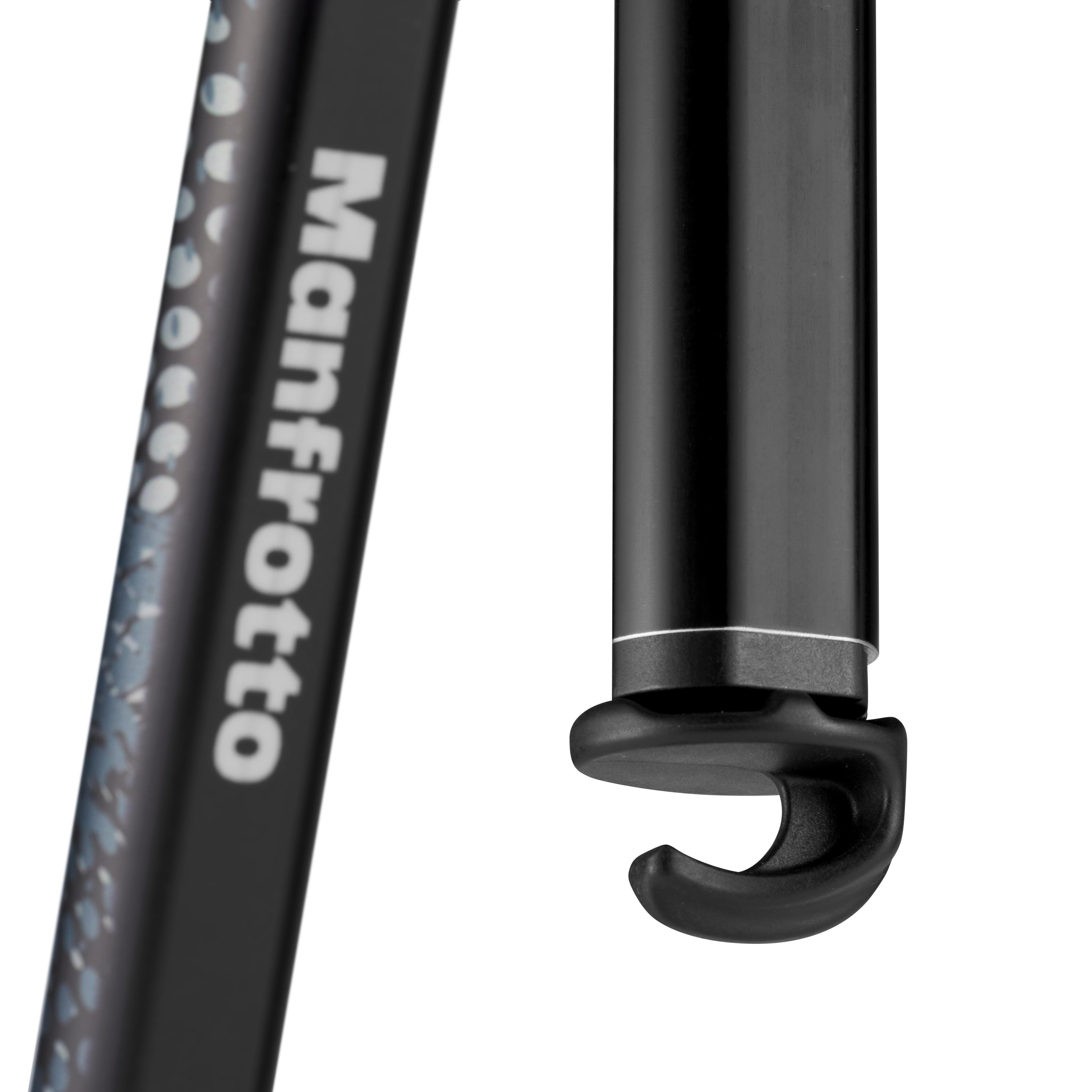MANFROTTO Element MII Mobile Bluetooth Dreibein Stativ, Schwarz, Höhe offen bis 1600 mm