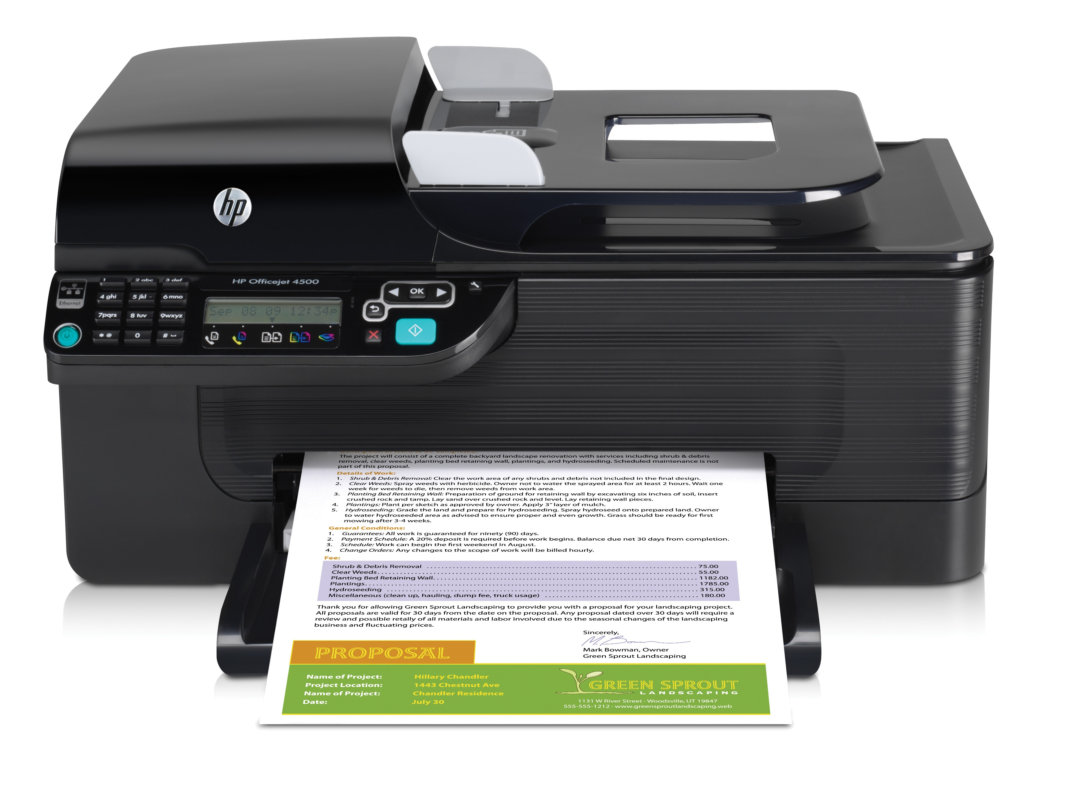 HP Officejet 4500 G510G CB867A Ethernet Çok Fonksiyonlu Mürekkepli Yazıcı