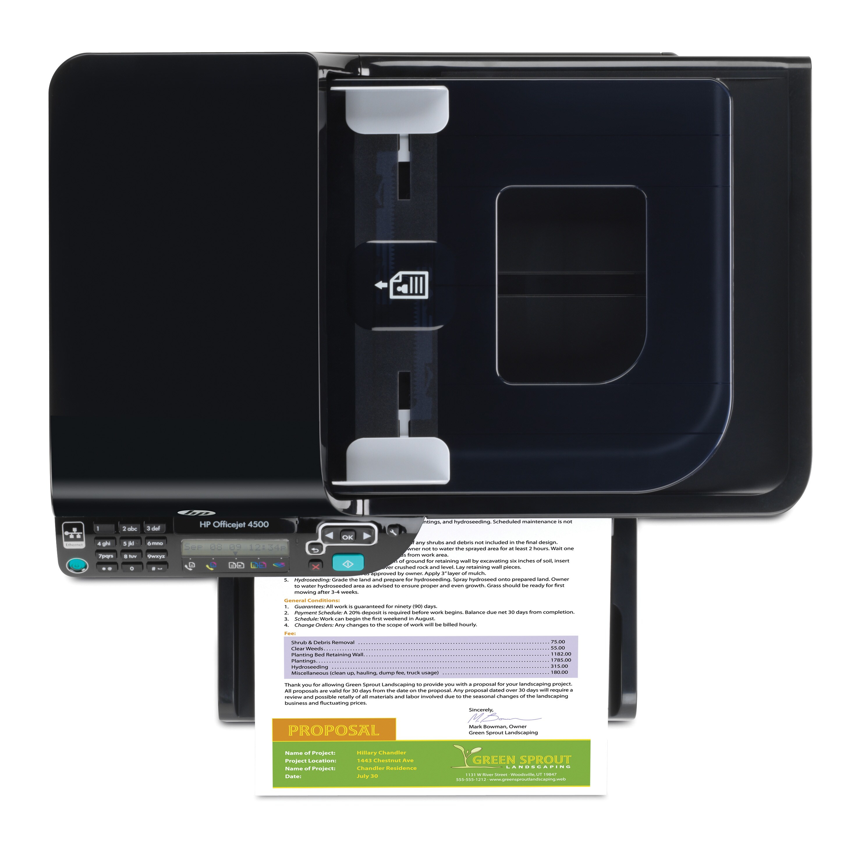 HP Officejet 4500 G510G CB867A Ethernet Çok Fonksiyonlu Mürekkepli Yazıcı