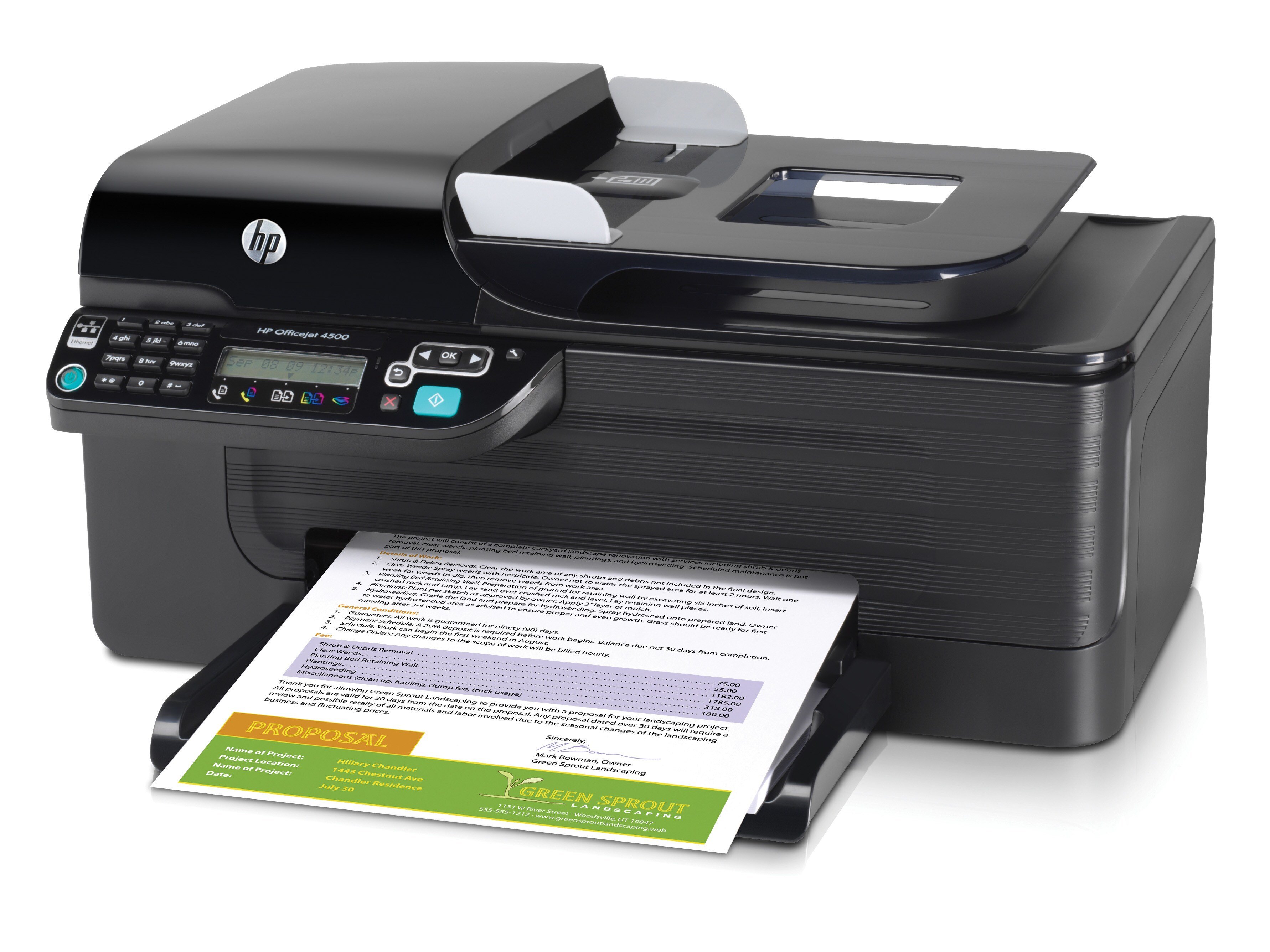HP Officejet 4500 G510G CB867A Ethernet Çok Fonksiyonlu Mürekkepli Yazıcı