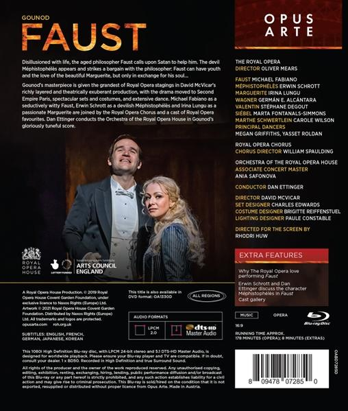 Fabiano,Michael/Ettinger,Dan/The Royal Opera - Faust  - (Blu-ray)