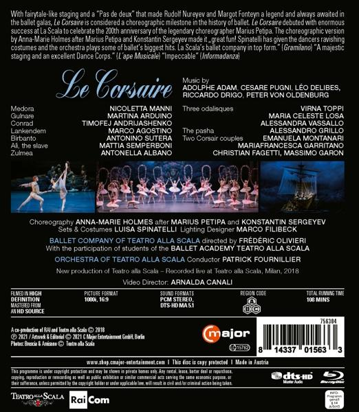 Scala/+ Manni,N./Fournillier,Patrick/Teatro alla - Le (Blu-ray) Corsaire -