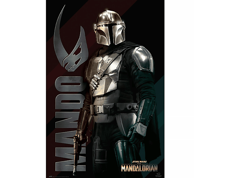 GRUPO ERIK EDITORES The Mandalorian Mando Dark Poster | Star Wars
