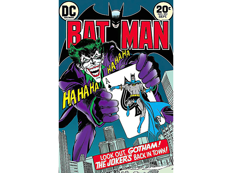 PYRAMID INTERNATIONAL Batman Comic Cover The Joker\'s Back in Town! Poster